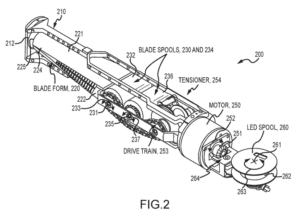 patent light saber