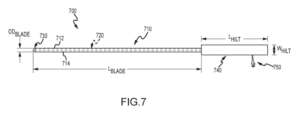 patent light saber